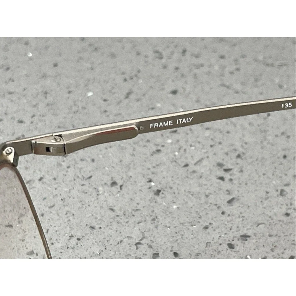 Luxottica 438 Seafoam blue Eyeglasses Frames ONLY Full Rim 54-19-135 Italy
